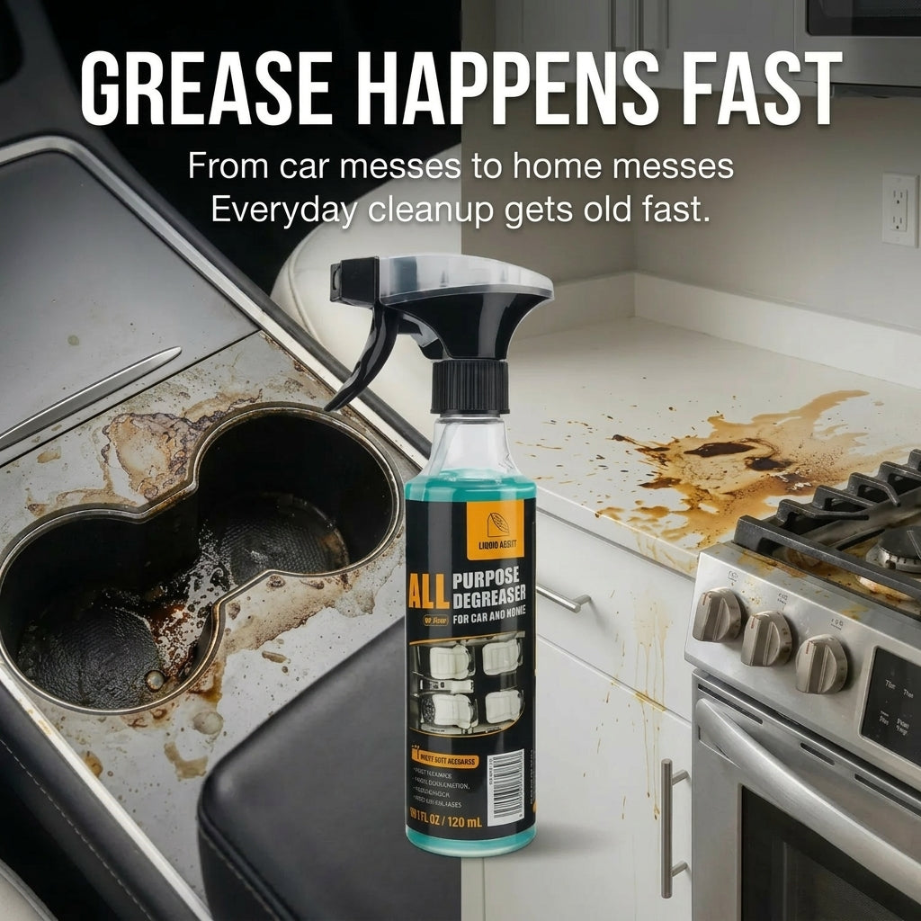 Multi-purpose Cleaning Spray - Heavy Duty Stain Remover for Car Interiors & Home Surfaces