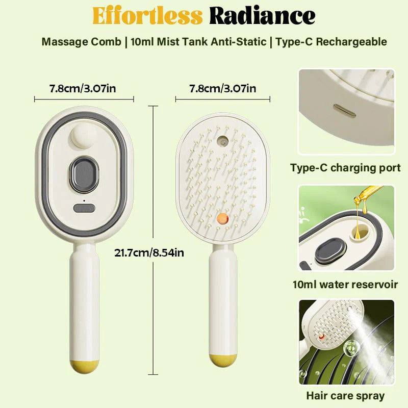 2026 New Upgrade Electric Spray Air Cushion Massage Comb
