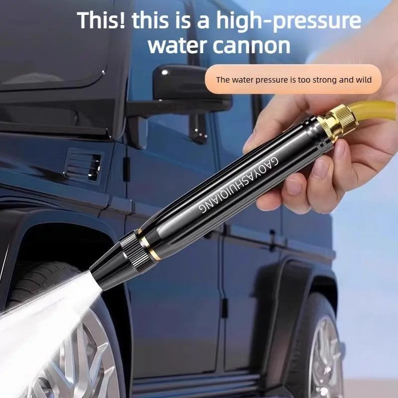 High Pressure Car Wash Kit with Nozzles & Hose