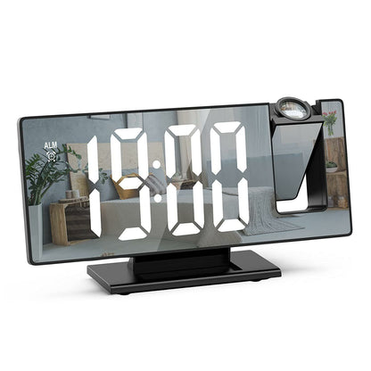 LED Projection Clock with Alarm & Temperature