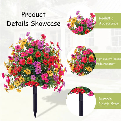 All Season Artificial Flower Stakes Indoor & Outdoor