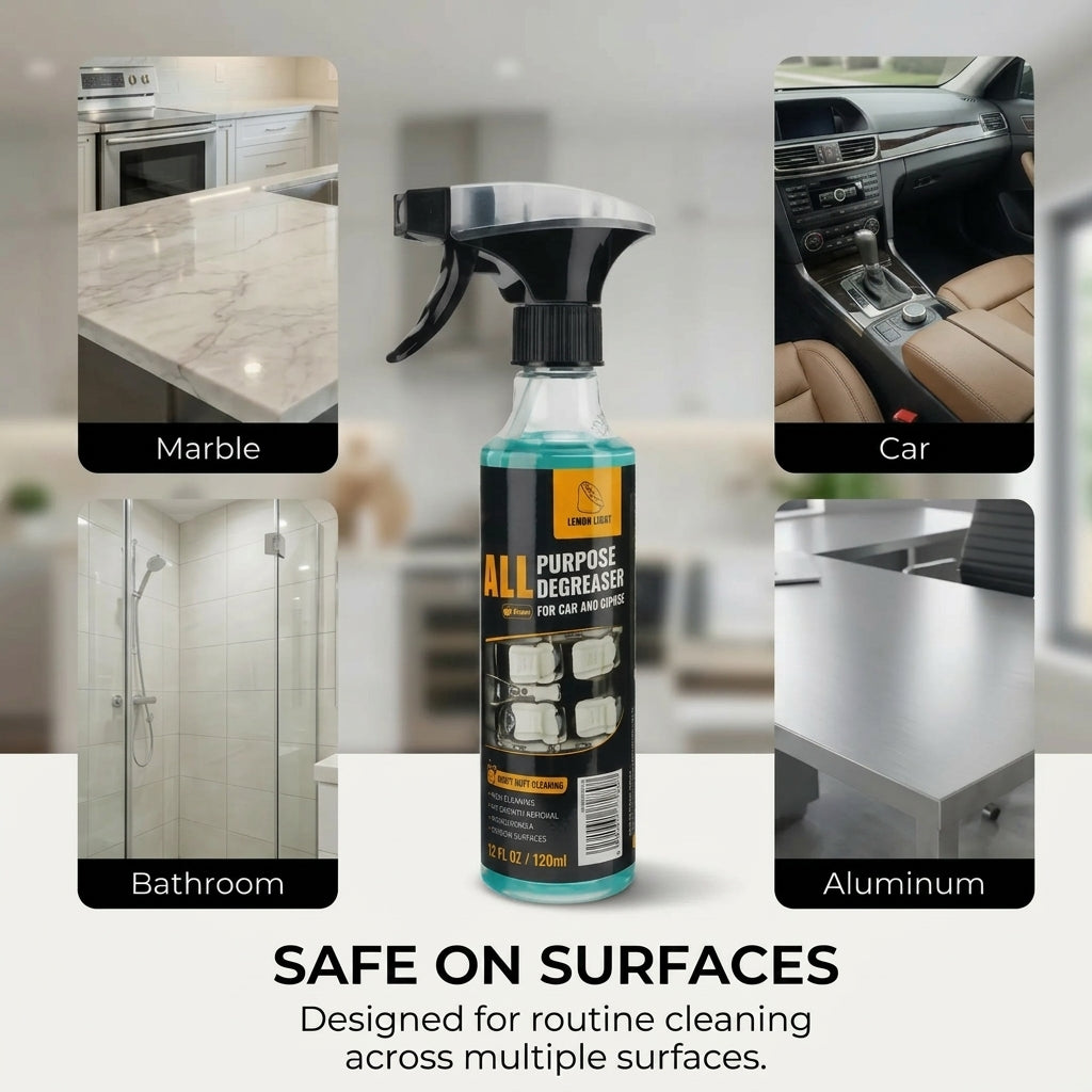 Multi-purpose Cleaning Spray - Heavy Duty Stain Remover for Car Interiors & Home Surfaces