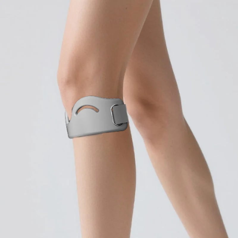 Adjustable Silicone Patella Knee Strap for Sports Support