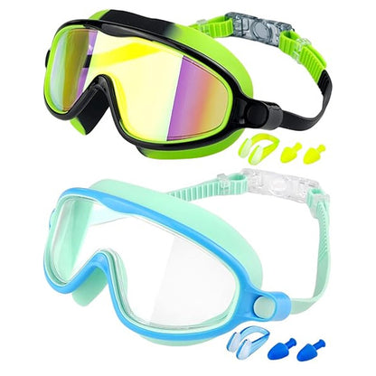 Swim Goggles-Wide View Anti-Fog & UV