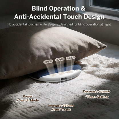 Under Pillow Sleep Speaker with White Noise