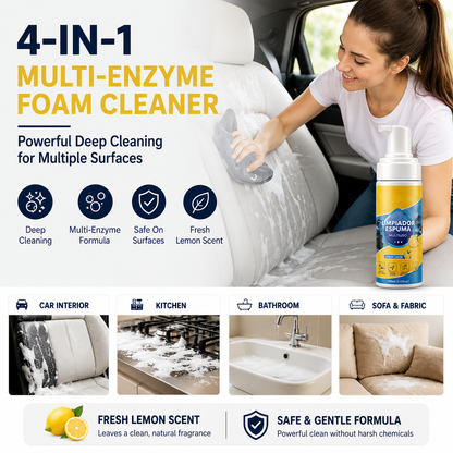 4-in-1 Multi-Enzyme Foam Cleaner