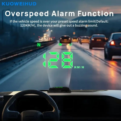 Head-Up Display Car GPS Digital Speedometer