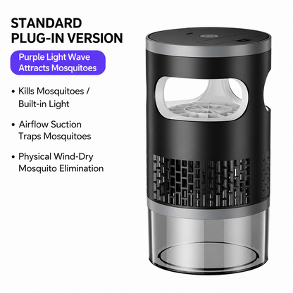 2026 Upgraded 3-in-1 Bug Zapper | Quiet Chemical-Free Mosquito Killer for Home