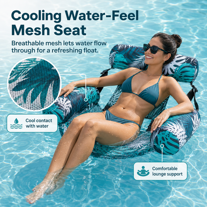 Pool Float Hammock | Saddle Lounge Chair for Summer Relaxation