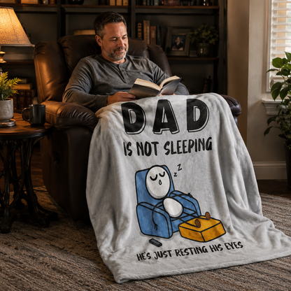 Dad's New Favorite Blanket