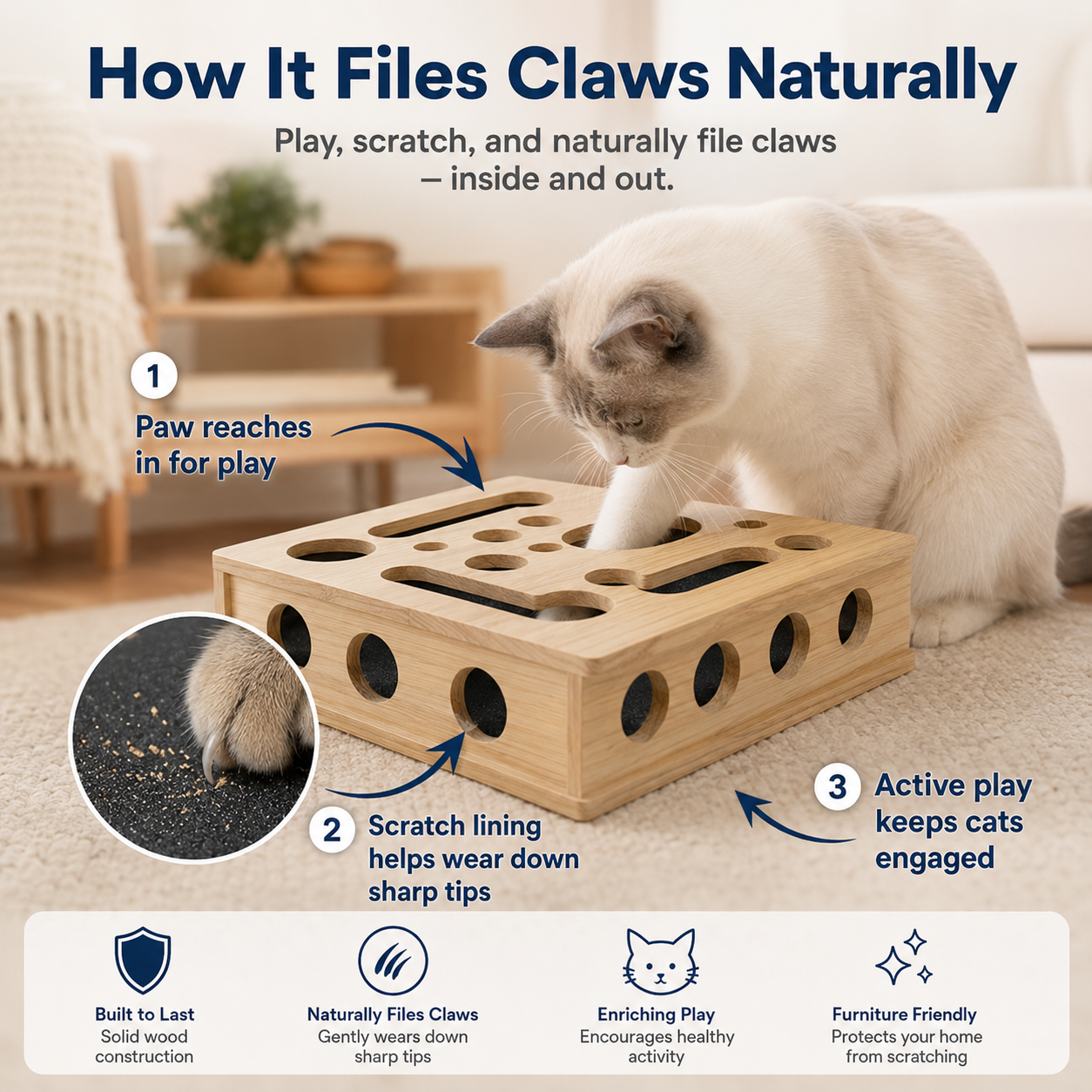 Scratch & Treat Cat Toy