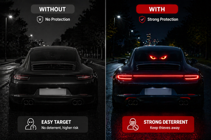 Vampire Devil Eyes LED Panel | Dynamic APP Control Car Window Display