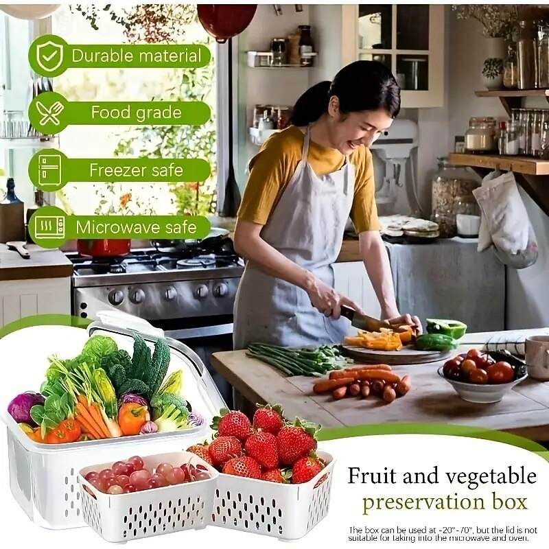 4-in-1 Produce Storage Containers
