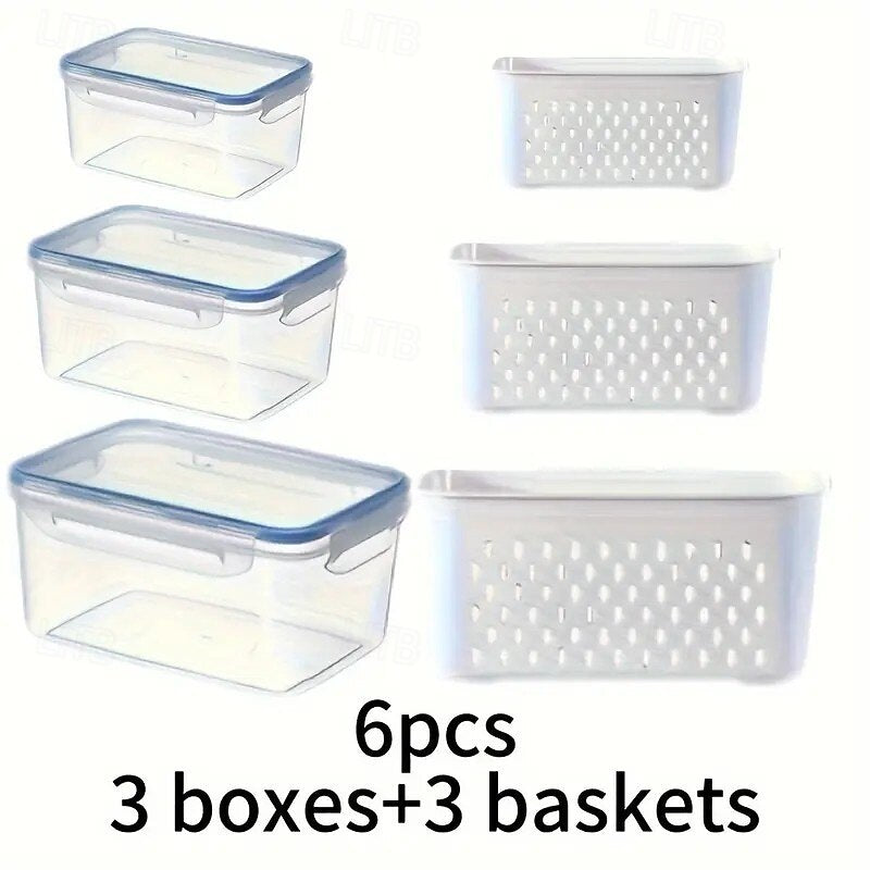 4-in-1 Produce Storage Containers