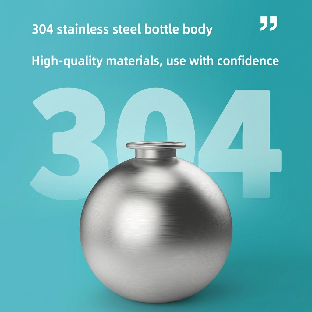 Foldable 304 Stainless Steel Dog Water Bottle Portable Pet Travel Drinking Cup