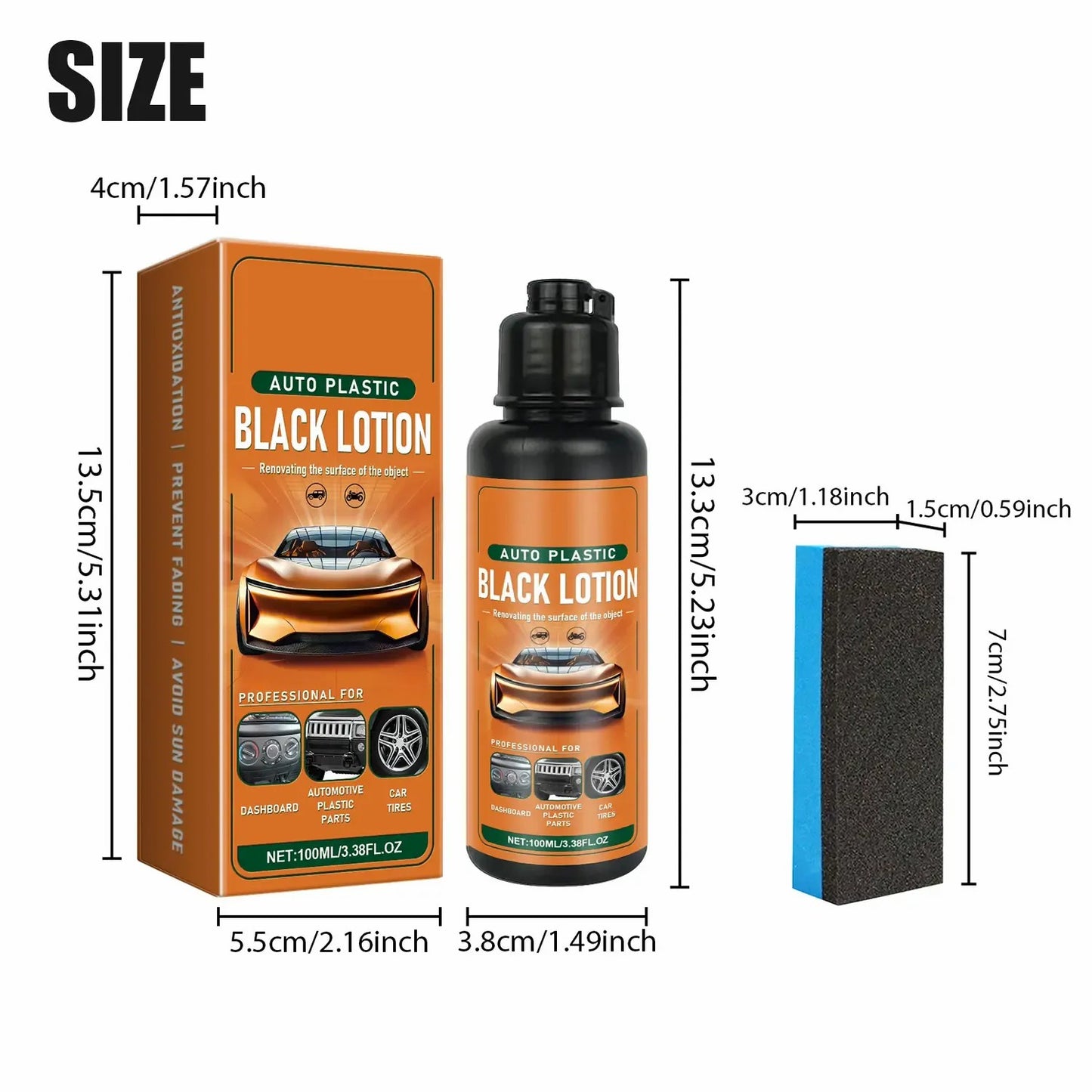 Automotive Plastic Restorer Shine & Color Revitalizer