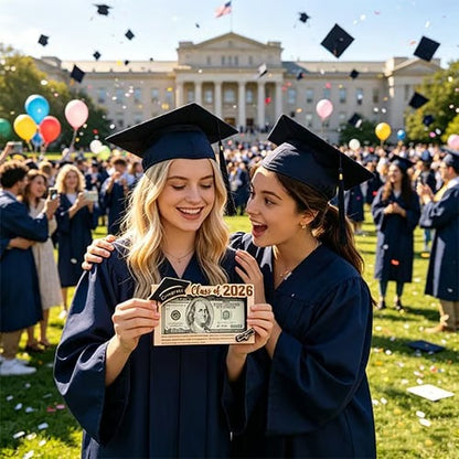 Graduation Money Holder 2026 Wooden Cash Gift Box
