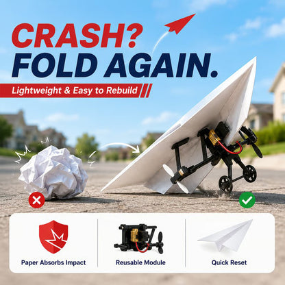 Smart Remote-controlled DIY Paper Airplane Kit