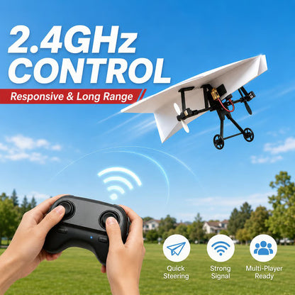 Smart Remote-controlled DIY Paper Airplane Kit