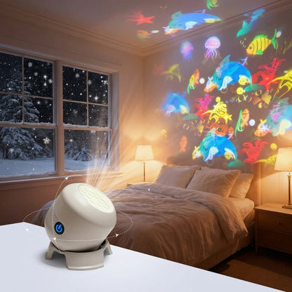 Dynamic Rotating LED Projector Light