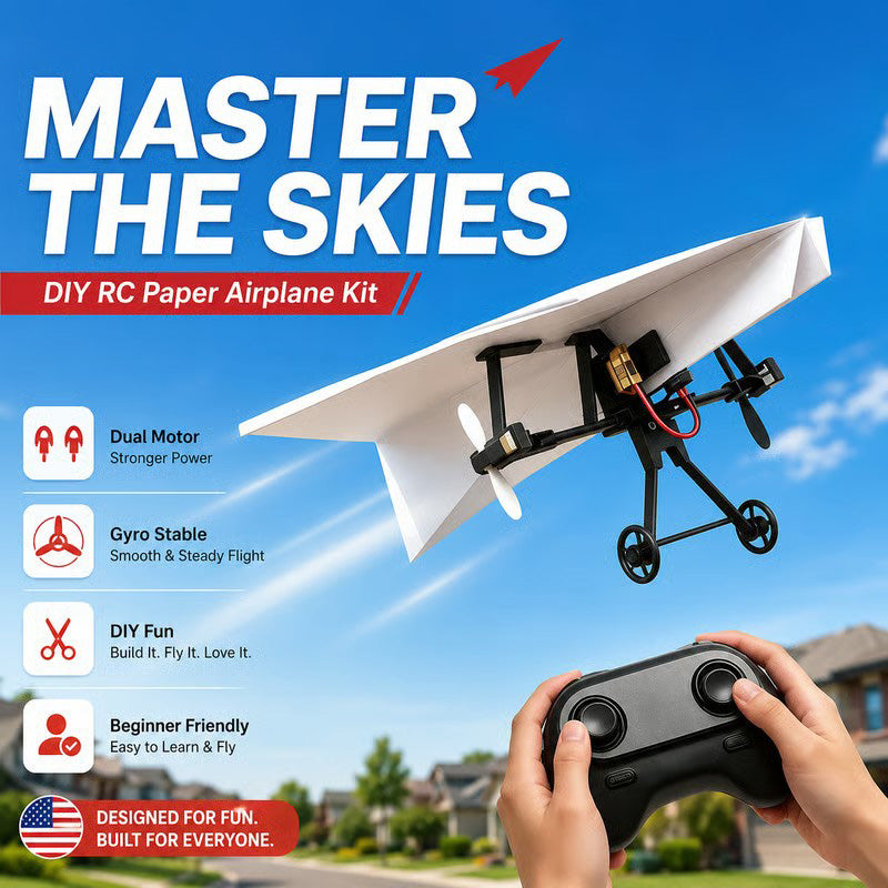 Smart Remote-controlled DIY Paper Airplane Kit