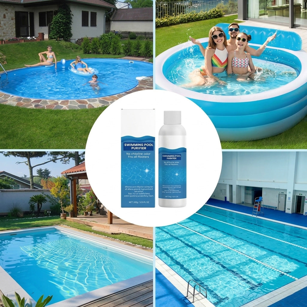 Pool Clarifier Liquid With Gentle Odor-Free Formula