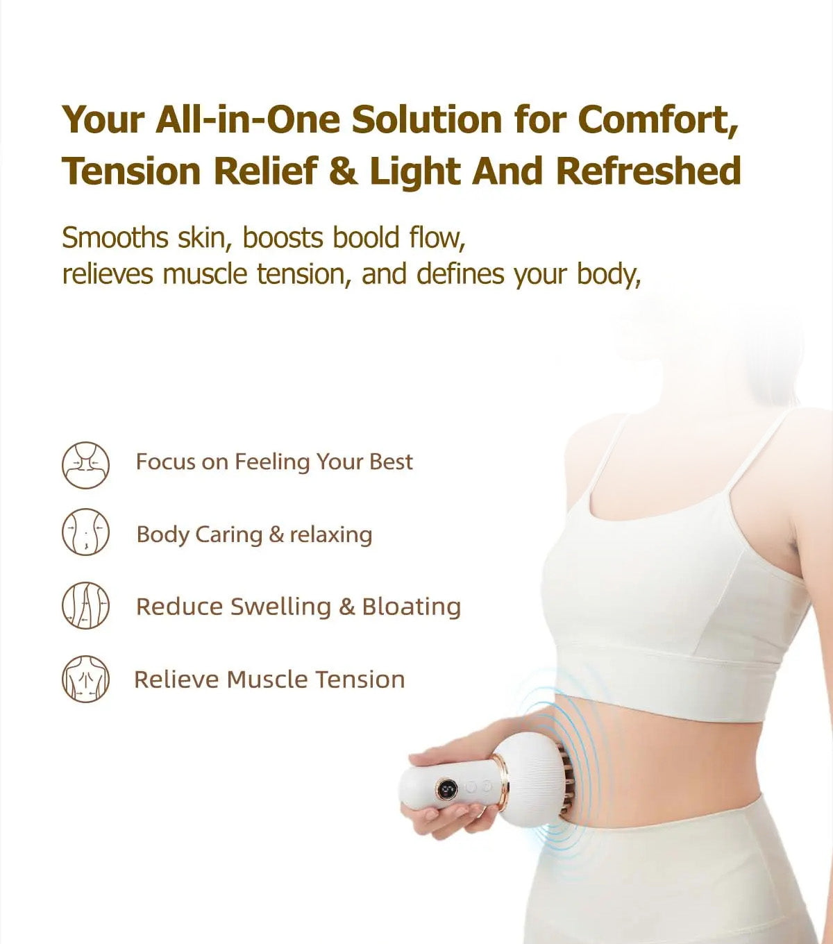 Professional Heated Portable Muscle Massager