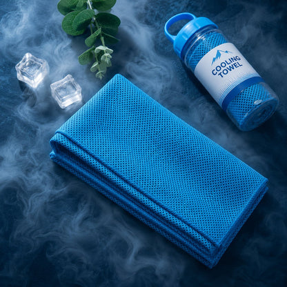 Cold Sweat Towel You Can Use Anywhere, Anytime! Reusable Soft Absorbent Cooling Portable