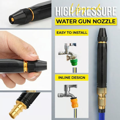 High Pressure Car Wash Kit with Nozzles & Hose