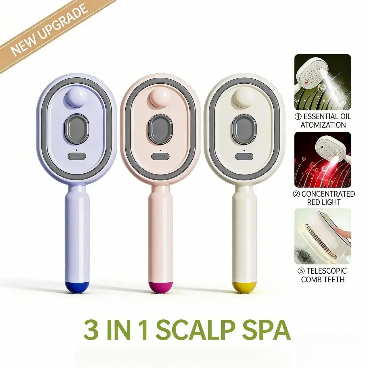 2026 New Upgrade Electric Spray Air Cushion Massage Comb