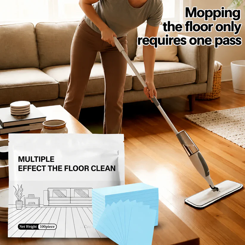 Multi-Surface Floor Cleaning Tablets for Fresh Shiny Floors