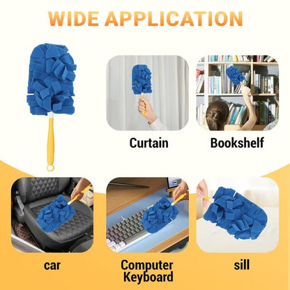 Reusable Chenille Microfiber Dust Duster for Hard-to-Reach Cleaning