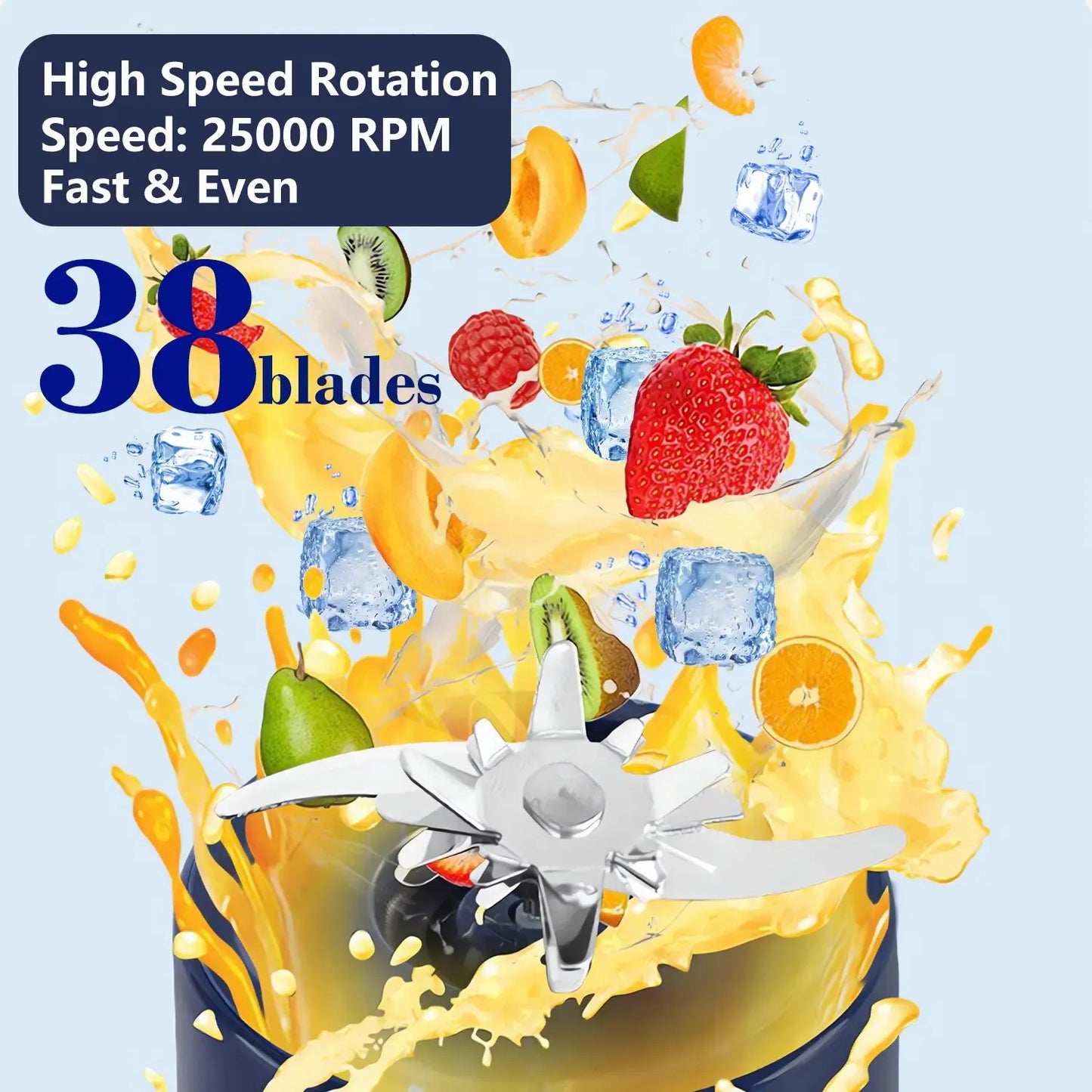 Cordless Portable Smoothie Juicer Blender Cup