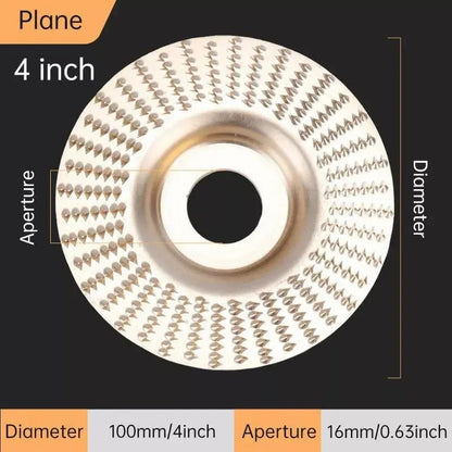 3PCS 4" Grinding Wheels, Wood Carving Sanding Disc Accessory for Polishing Tools