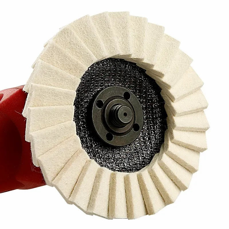 5-Inch Wool Polishing Wheels for Mirror Finish Grinding
