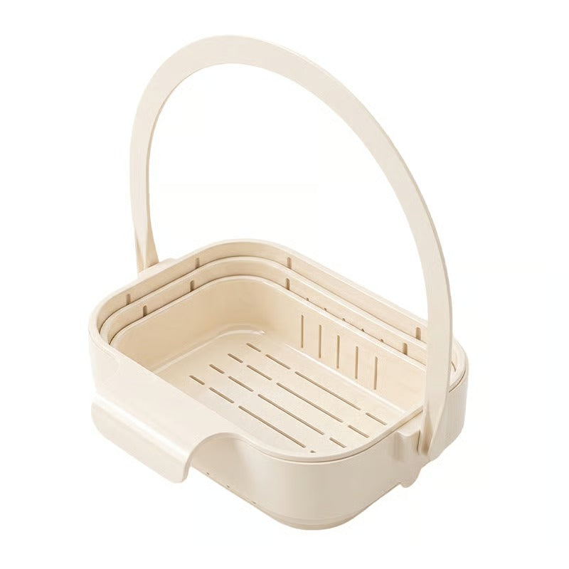 2-Pack Foldable Hanging Kitchen Sink Drain Baskets
