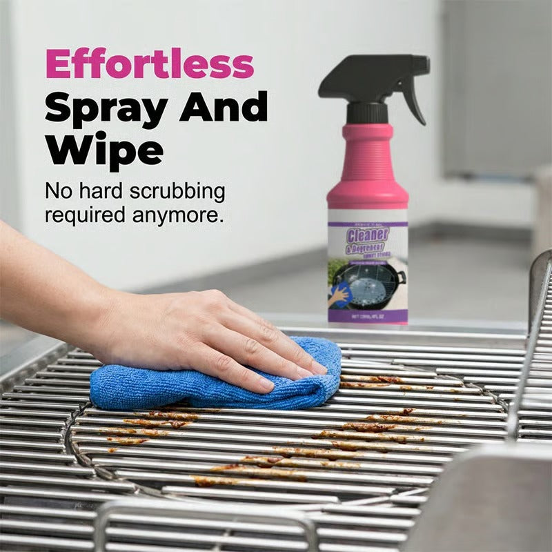 Heavy Duty Grill Cleaner for Burnt Grease and Carbon