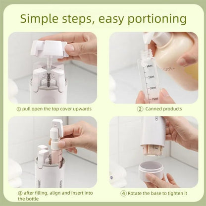Portable 4-in-1 Travel Toiletry Bottle for Easy Packing