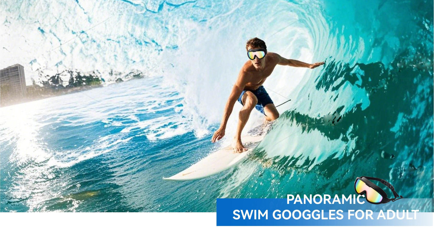 Swim Goggles-Wide View Anti-Fog & UV