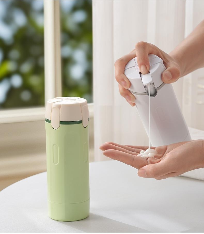 Portable 4-in-1 Travel Toiletry Bottle for Easy Packing