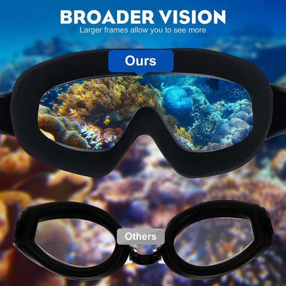 Swim Goggles-Wide View Anti-Fog & UV