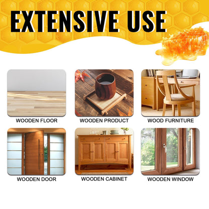 Natural Beeswax Wood Polish Spray for Furniture & Floors