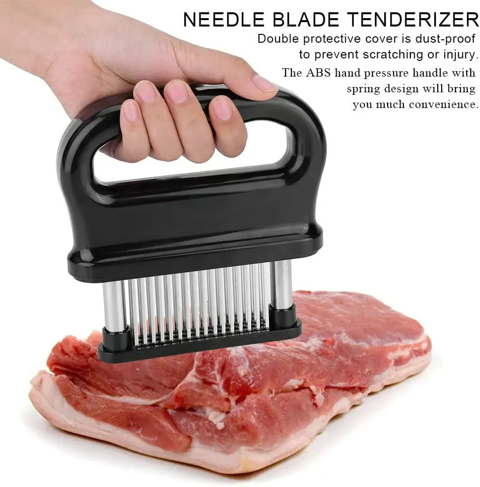 Meat Tenderizer Tool Heavy Duty 48 Stainless Steel Ultra Sharp Needle Blades