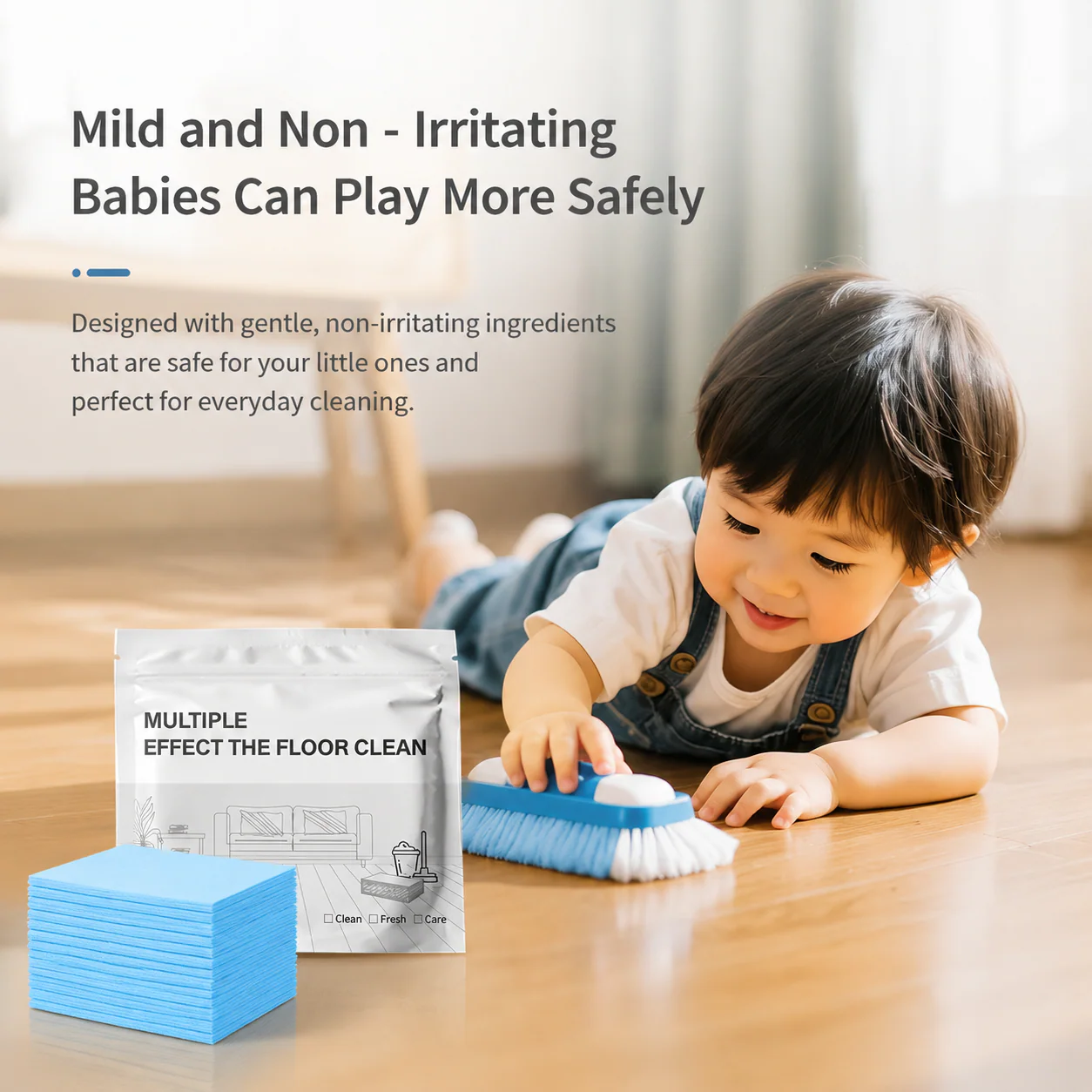 Multi-Surface Floor Cleaning Tablets for Fresh Shiny Floors