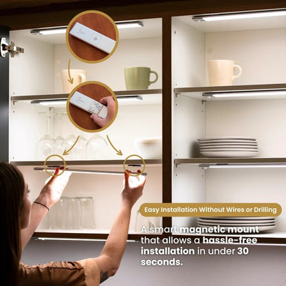 Motion Sensor Rechargeable Under Cabinet LED Light Bar