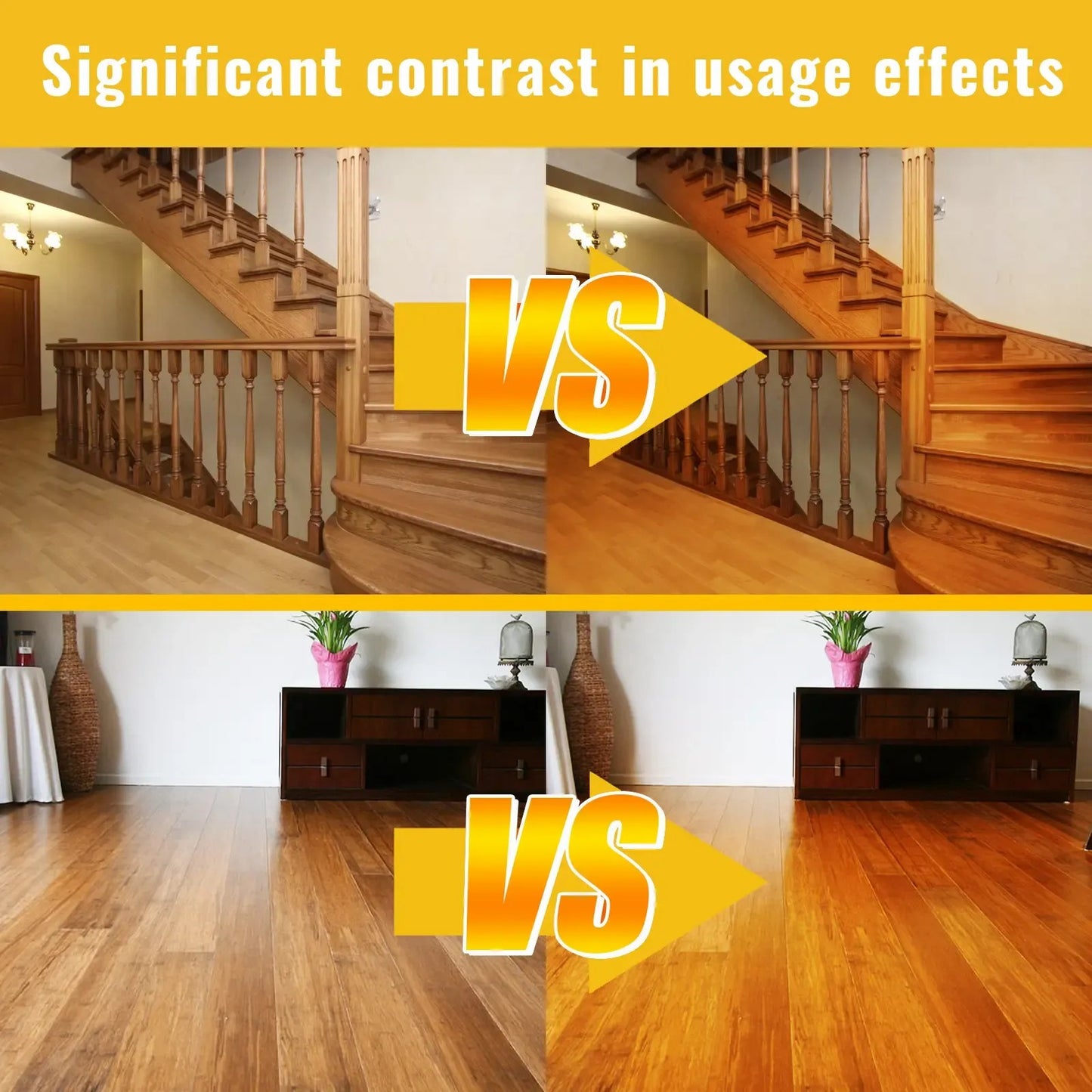 Natural Beeswax Wood Polish Spray for Furniture & Floors