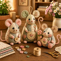 🔥1 Set（Daisy Mouse+Button Mouse+Mama Mouse）