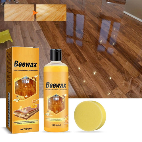 Natural Beeswax Wood Polish Spray for Furniture & Floors