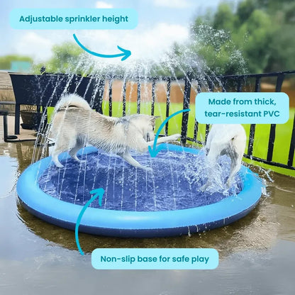 Dog Sprinkler Pad Cooling Summer Pet Toy