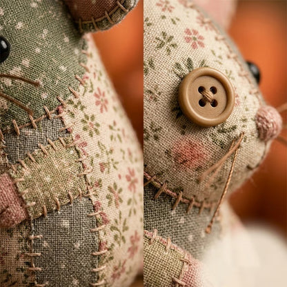 Charming Patchwork Mouse DIY Kit